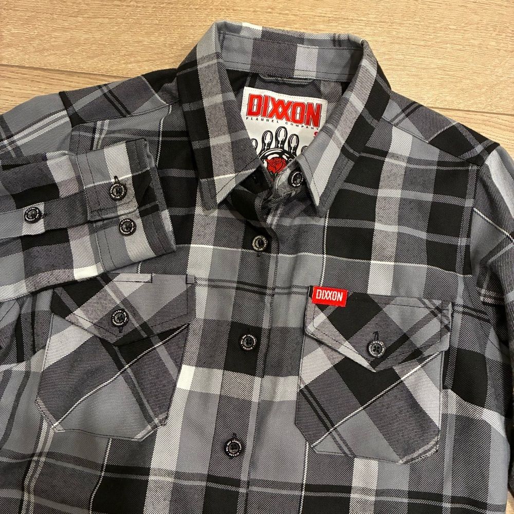 Dixxon Ishmael Women’s Flannel Long Sleeve Button Down Shirt Size S